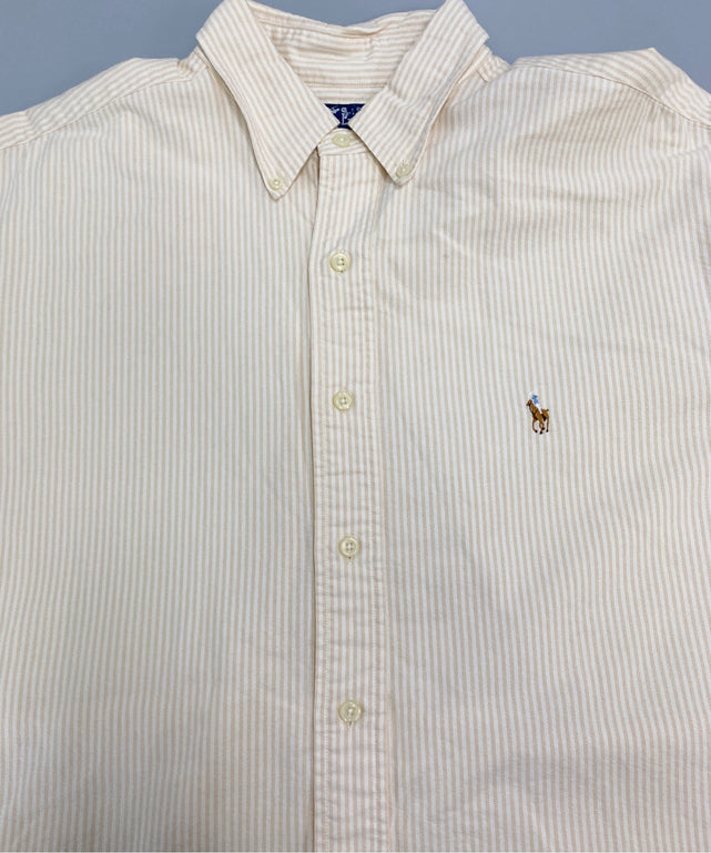 Ralph Laurenストライプブランドシャツ