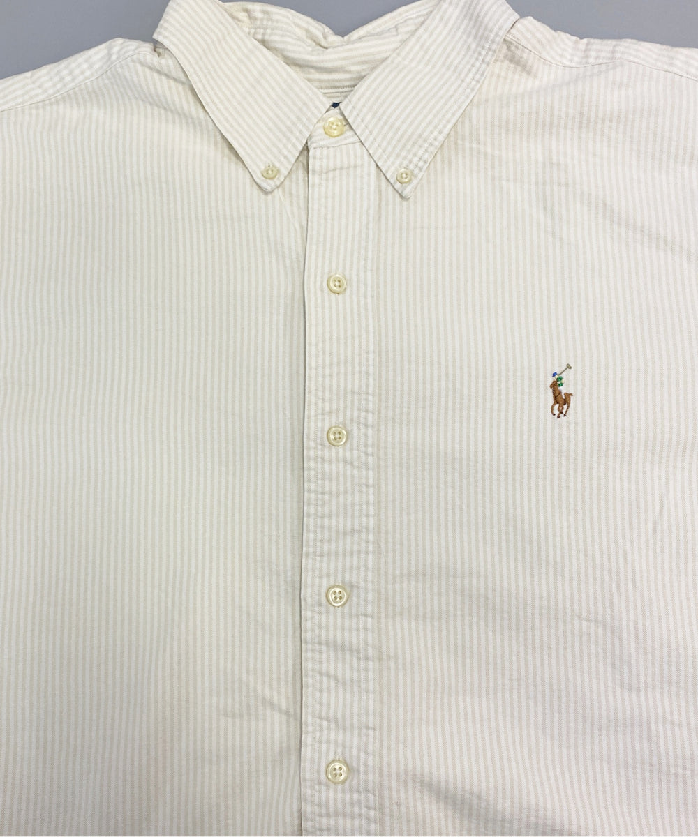 Ralph Laurenストライプブランドシャツ
