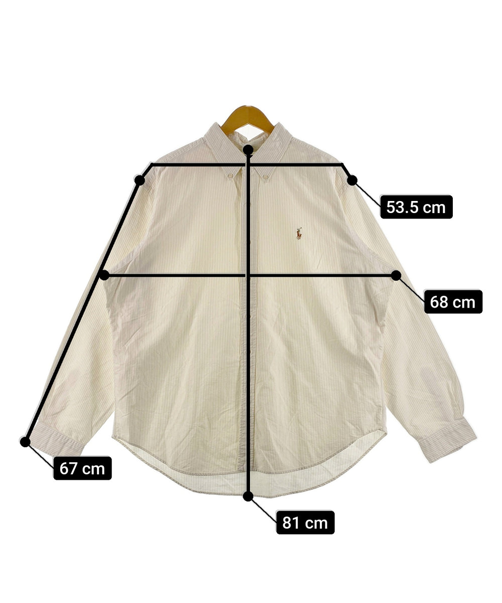 Ralph Laurenストライプブランドシャツ