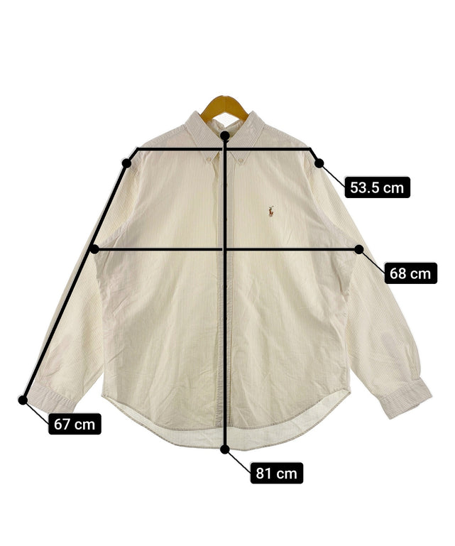 Ralph Laurenストライプブランドシャツ