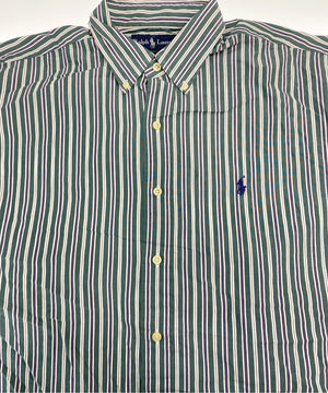 Ralph Laurenストライプブランドシャツ