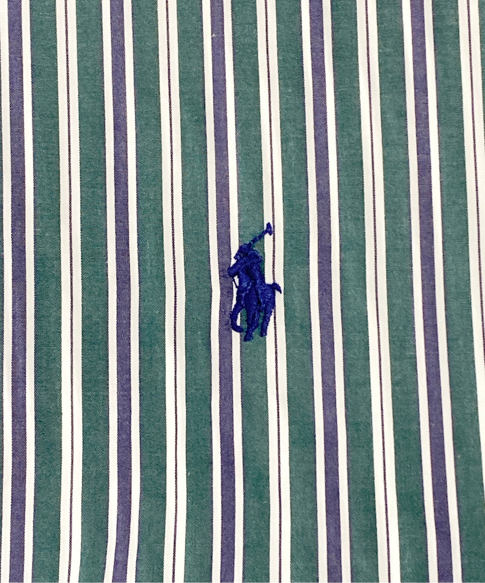 Ralph Laurenストライプブランドシャツ