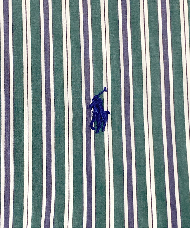 Ralph Laurenストライプブランドシャツ