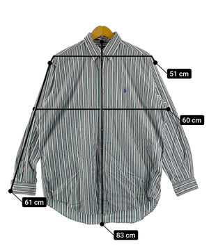 Ralph Laurenストライプブランドシャツ