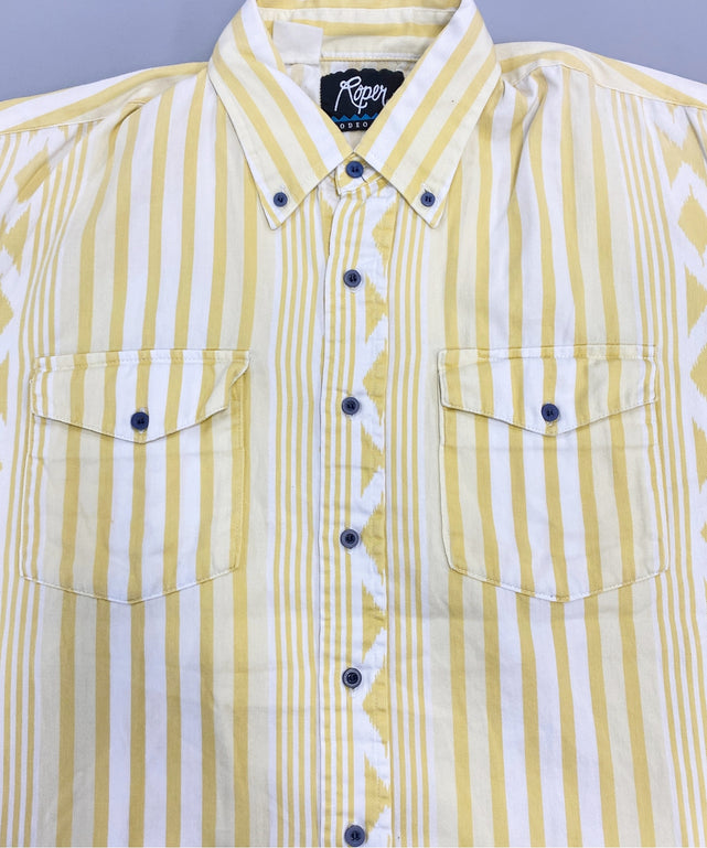 Roper RODEO BLUE 半袖ストライプシャツ