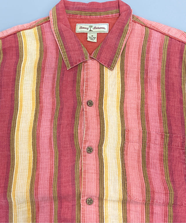 Tommy Bahama 半袖ストライプシャツ