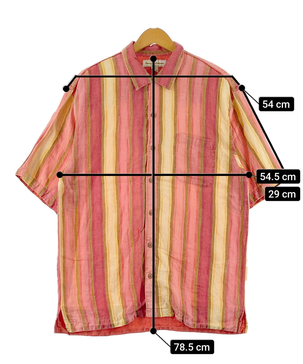 Tommy Bahama 半袖ストライプシャツ