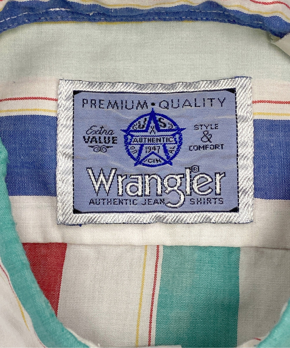 Wrangler 半袖ストライプシャツ