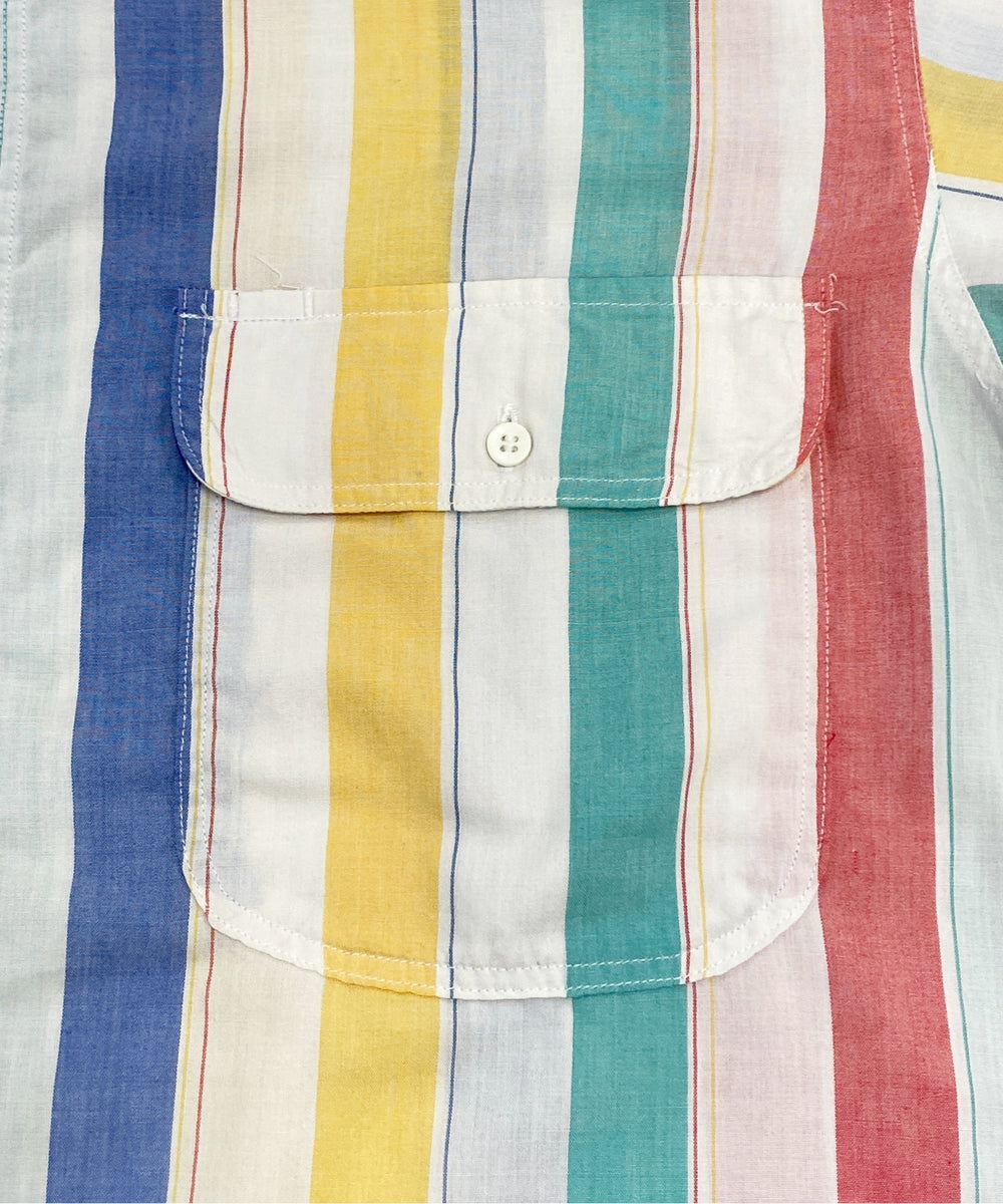 Wrangler 半袖ストライプシャツ