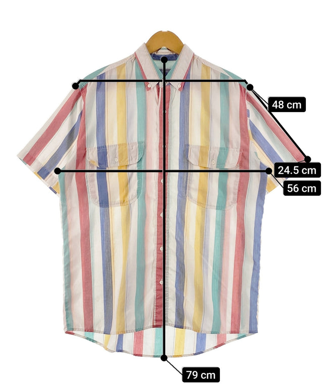 Wrangler 半袖ストライプシャツ