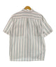 半袖ストライプシャツ
