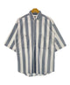 SHAH SAFARI 半袖ストライプシャツ
