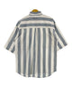 SHAH SAFARI 半袖ストライプシャツ