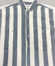 SHAH SAFARI 半袖ストライプシャツ