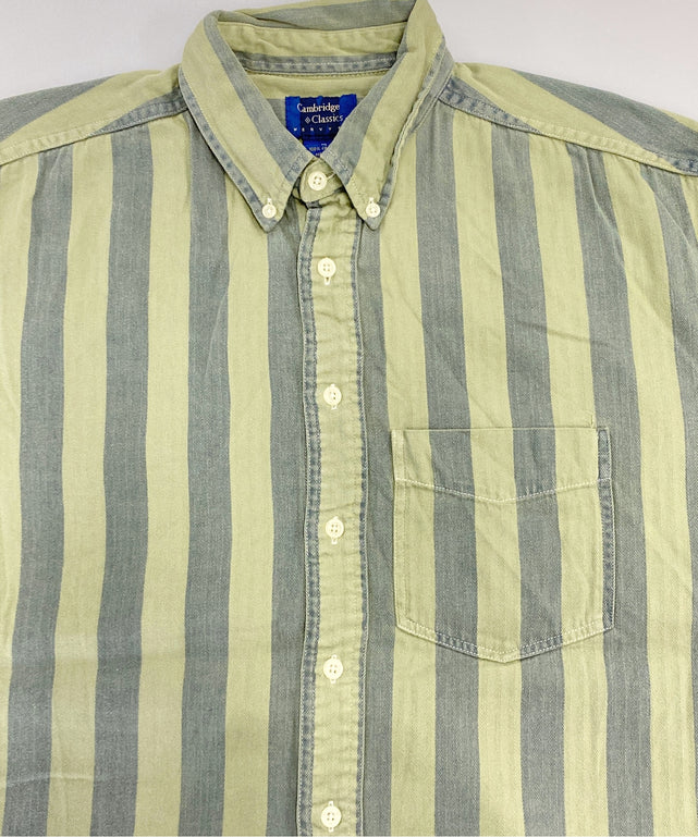 Cambridge Classics 半袖ストライプシャツ