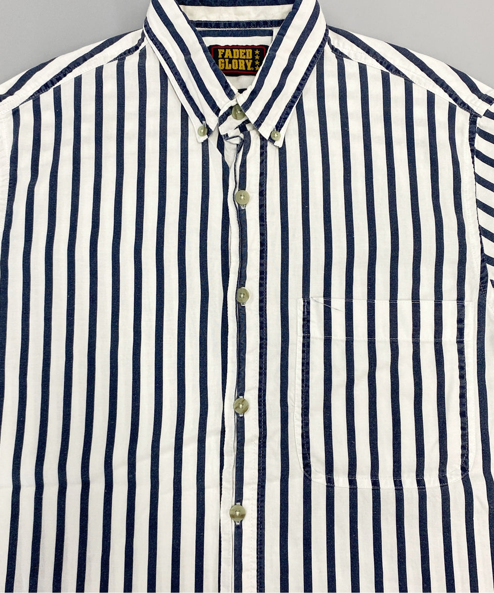 FADED GLORY 半袖ストライプシャツ