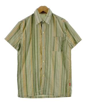 Peak brand 半袖ストライプシャツ