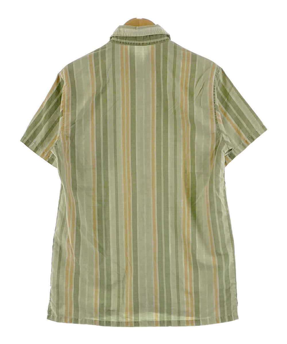 Peak brand 半袖ストライプシャツ
