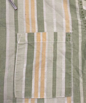 Peak brand 半袖ストライプシャツ