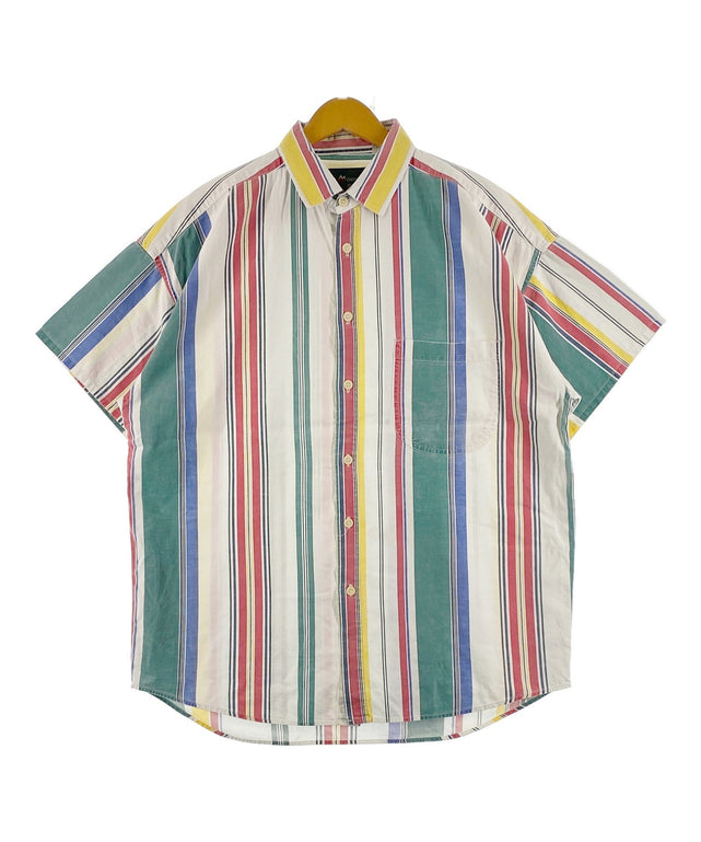 MONTANA BLUE 半袖ストライプシャツ