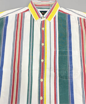 MONTANA BLUE 半袖ストライプシャツ