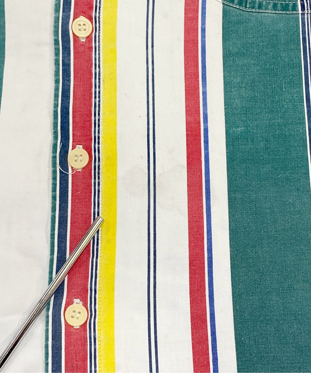 MONTANA BLUE 半袖ストライプシャツ