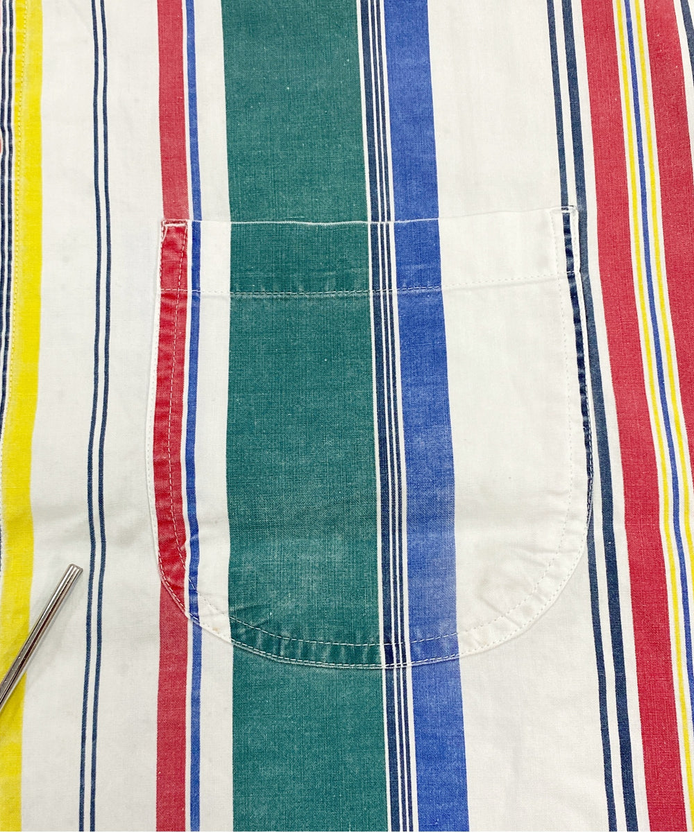 MONTANA BLUE 半袖ストライプシャツ