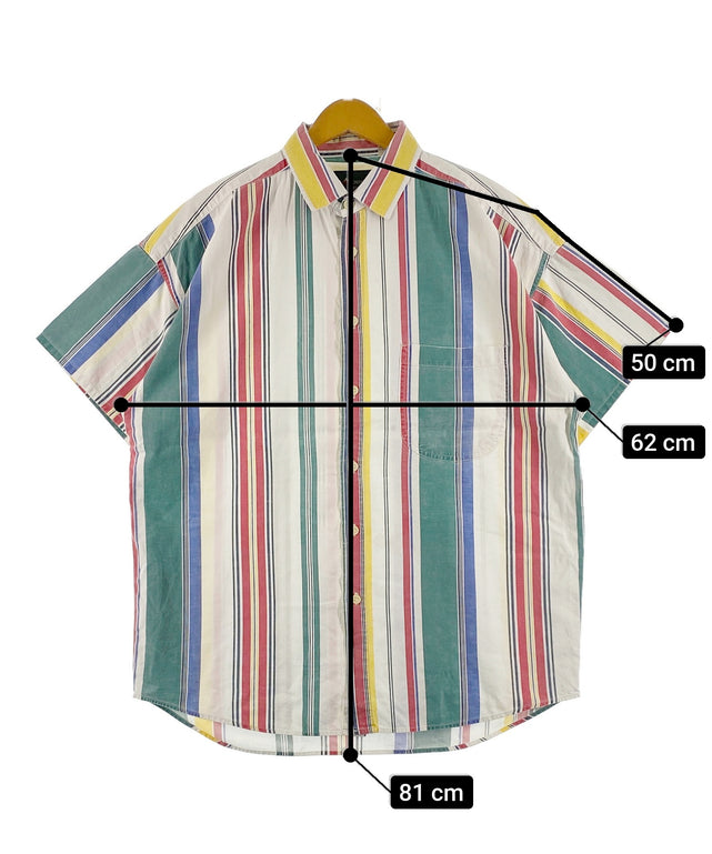 MONTANA BLUE 半袖ストライプシャツ