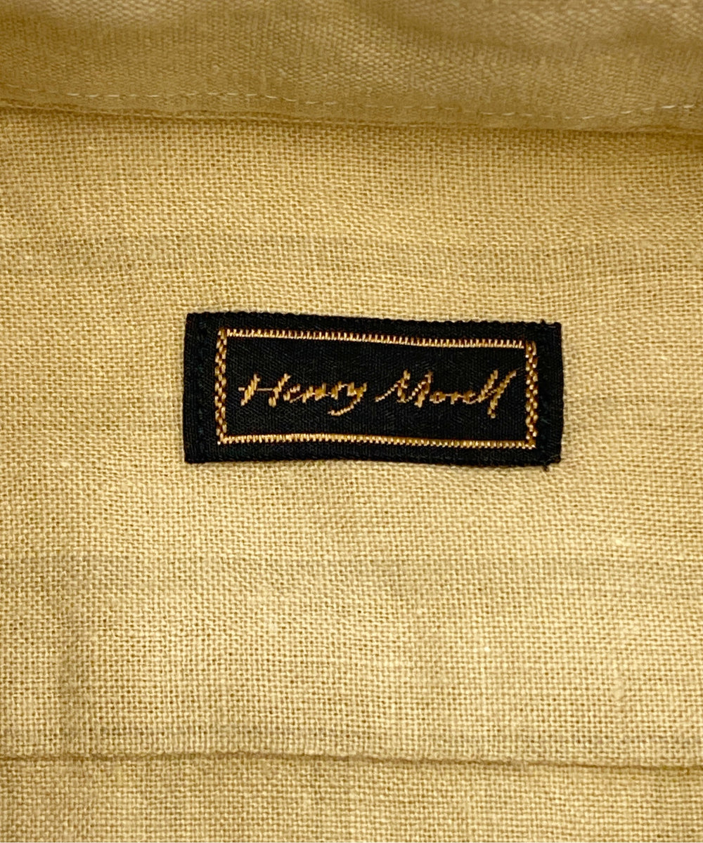 Henry Morell 半袖ストライプシャツ