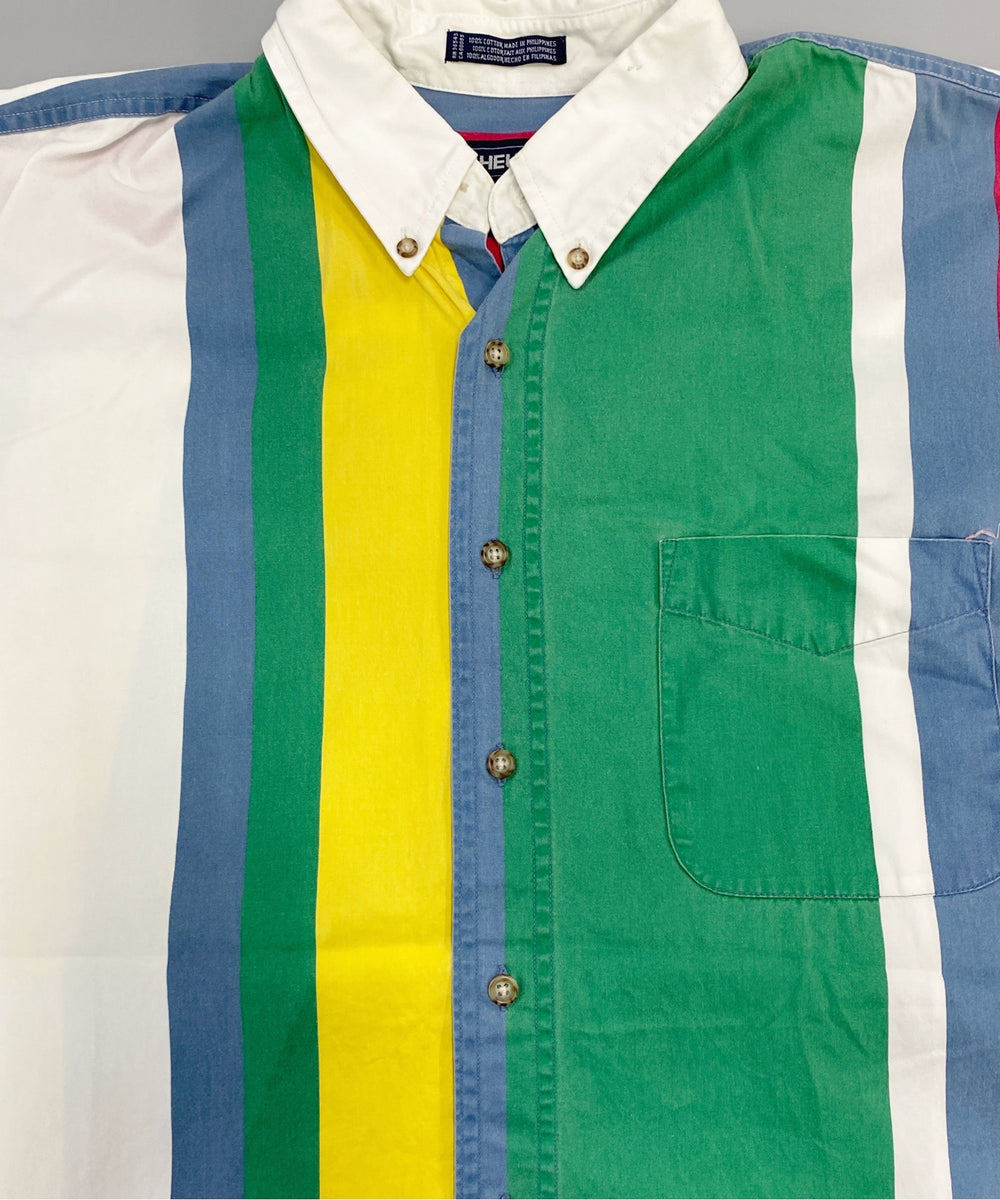 VAN HAUSEN 半袖ストライプシャツ