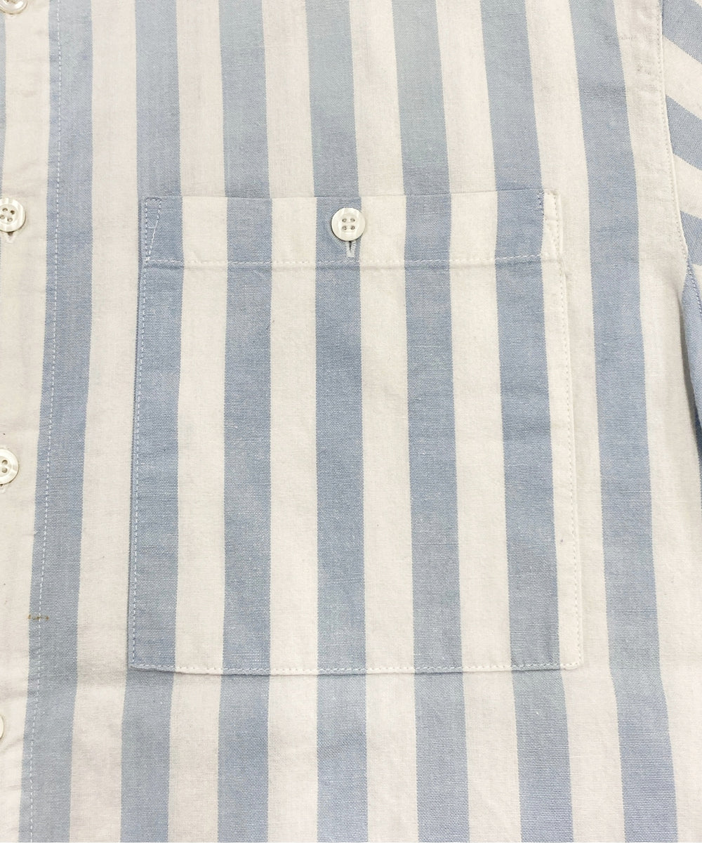 TODAY NEWS 半袖ストライプシャツ