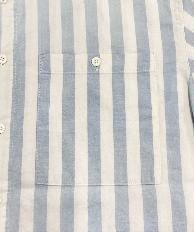 TODAY NEWS 半袖ストライプシャツ