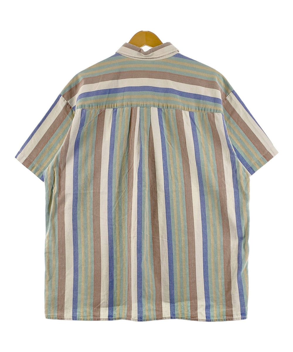 半袖ストライプシャツ