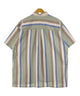 半袖ストライプシャツ