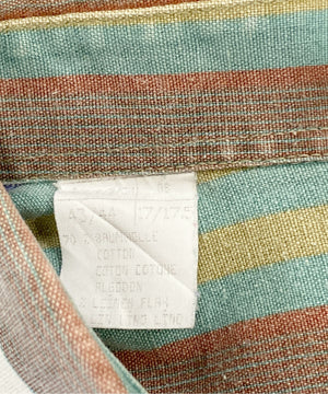 半袖ストライプシャツ