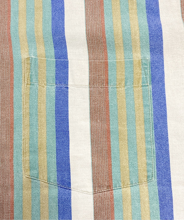 半袖ストライプシャツ