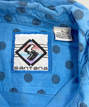 santana 半袖柄シャツ