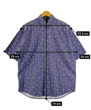 CLUB ROOM 半袖柄シャツ