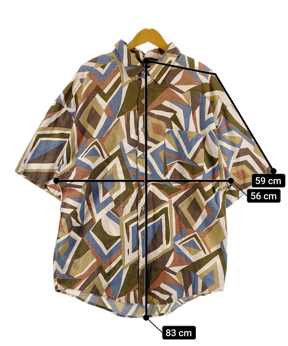 Del Mar 半袖柄シャツ