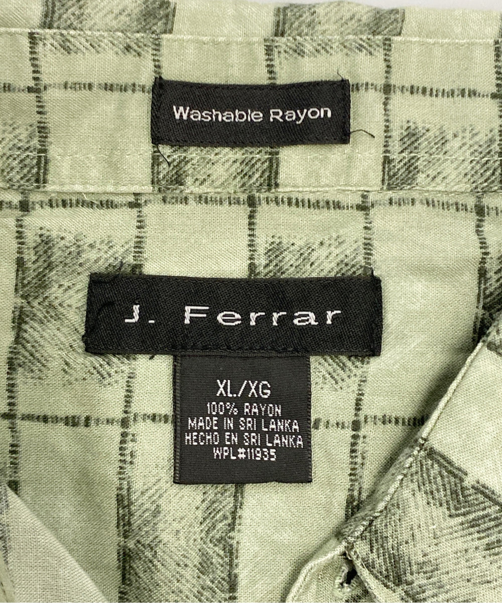 J Ferrar 半袖柄シャツ