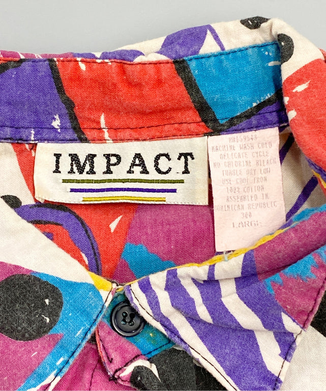IMPACT 半袖柄シャツ