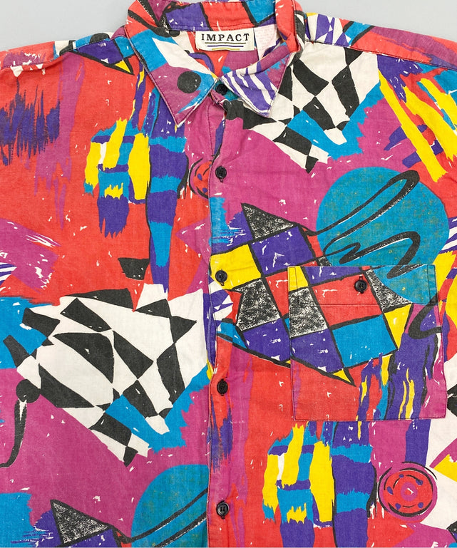 IMPACT 半袖柄シャツ