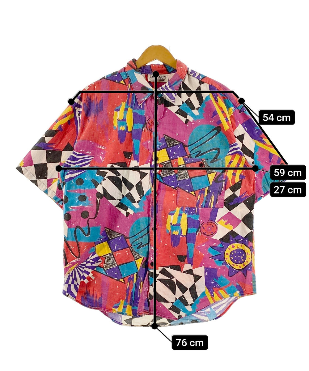 IMPACT 半袖柄シャツ