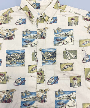 WOOLRICH 半袖柄シャツ