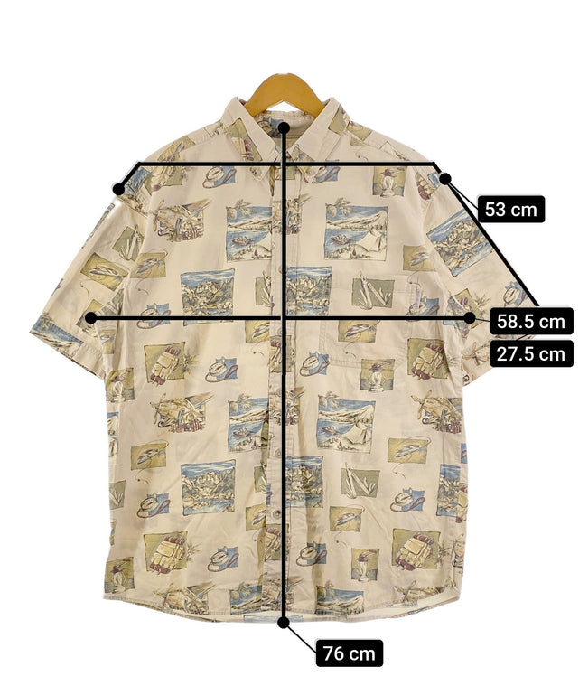 WOOLRICH 半袖柄シャツ