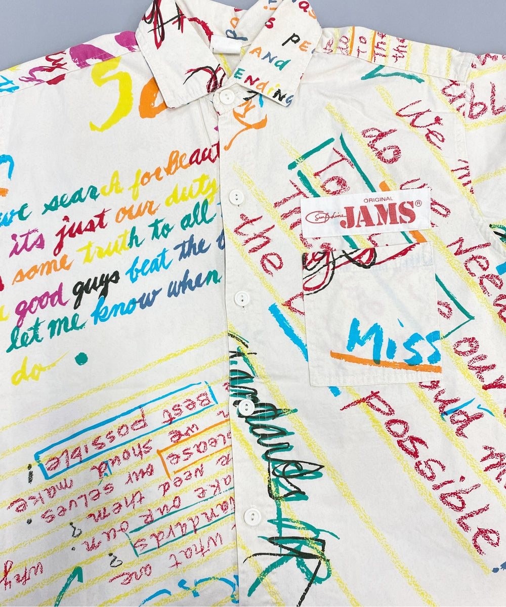 JAMS 半袖柄シャツ