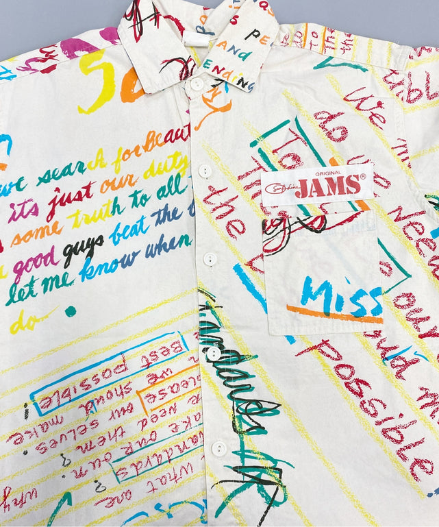 JAMS 半袖柄シャツ