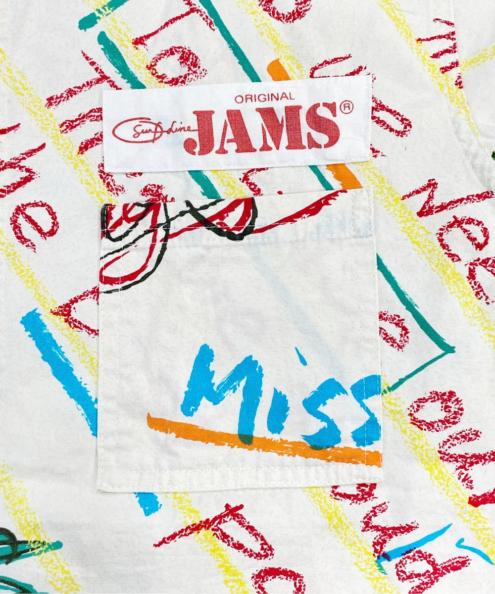 JAMS 半袖柄シャツ