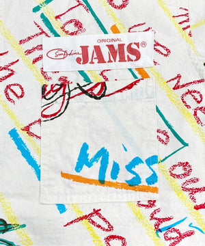 JAMS 半袖柄シャツ