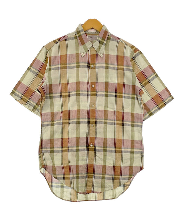 SATO 半袖柄シャツ